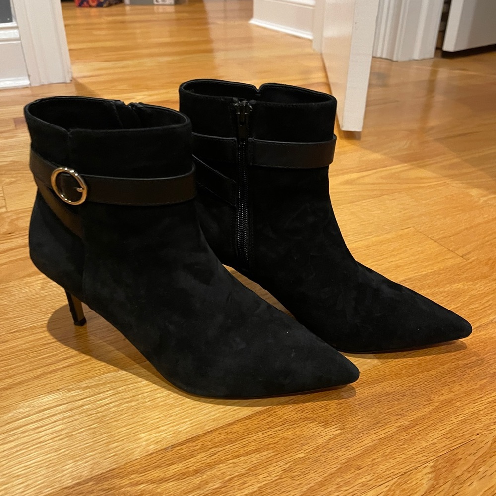 Saks Fifth Avenue black booties
